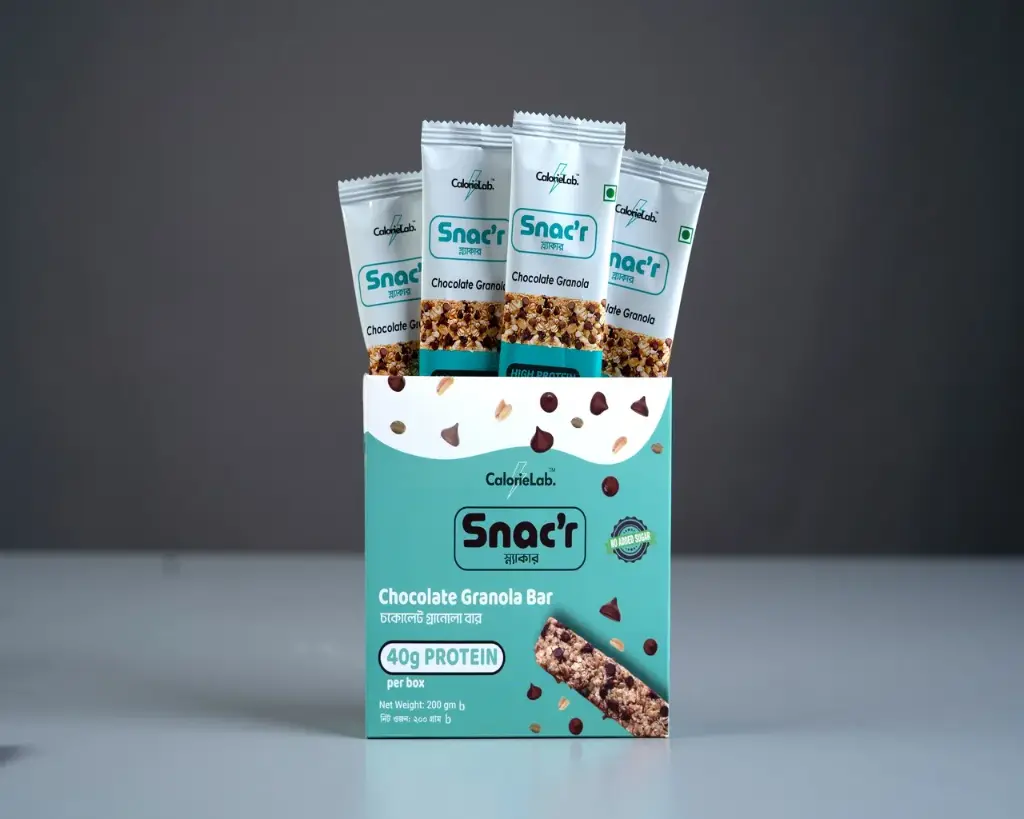 SNACR Chocolate Granola Bar 4pack