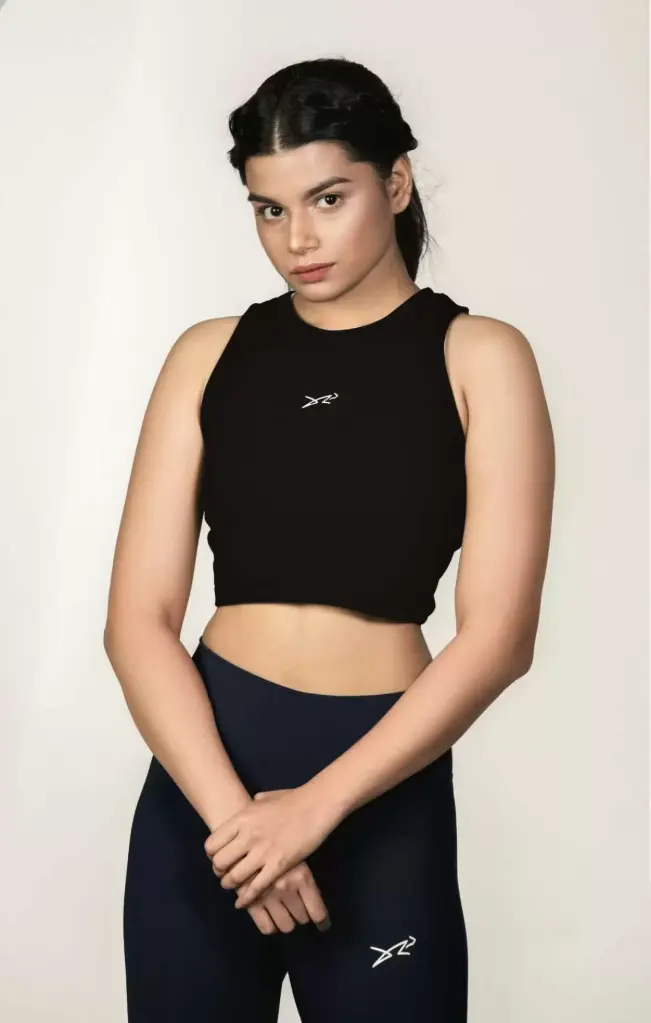 Initial Cropped T-shirt