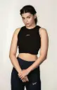 Initial Cropped T-shirt