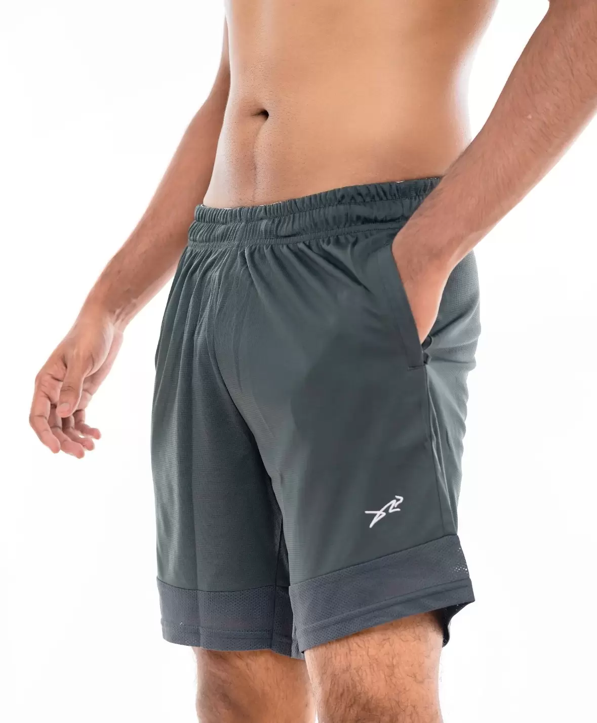 Dour Football Shorts 1.02 Grey 01 Basketball Shorts 1.02 - Image 1