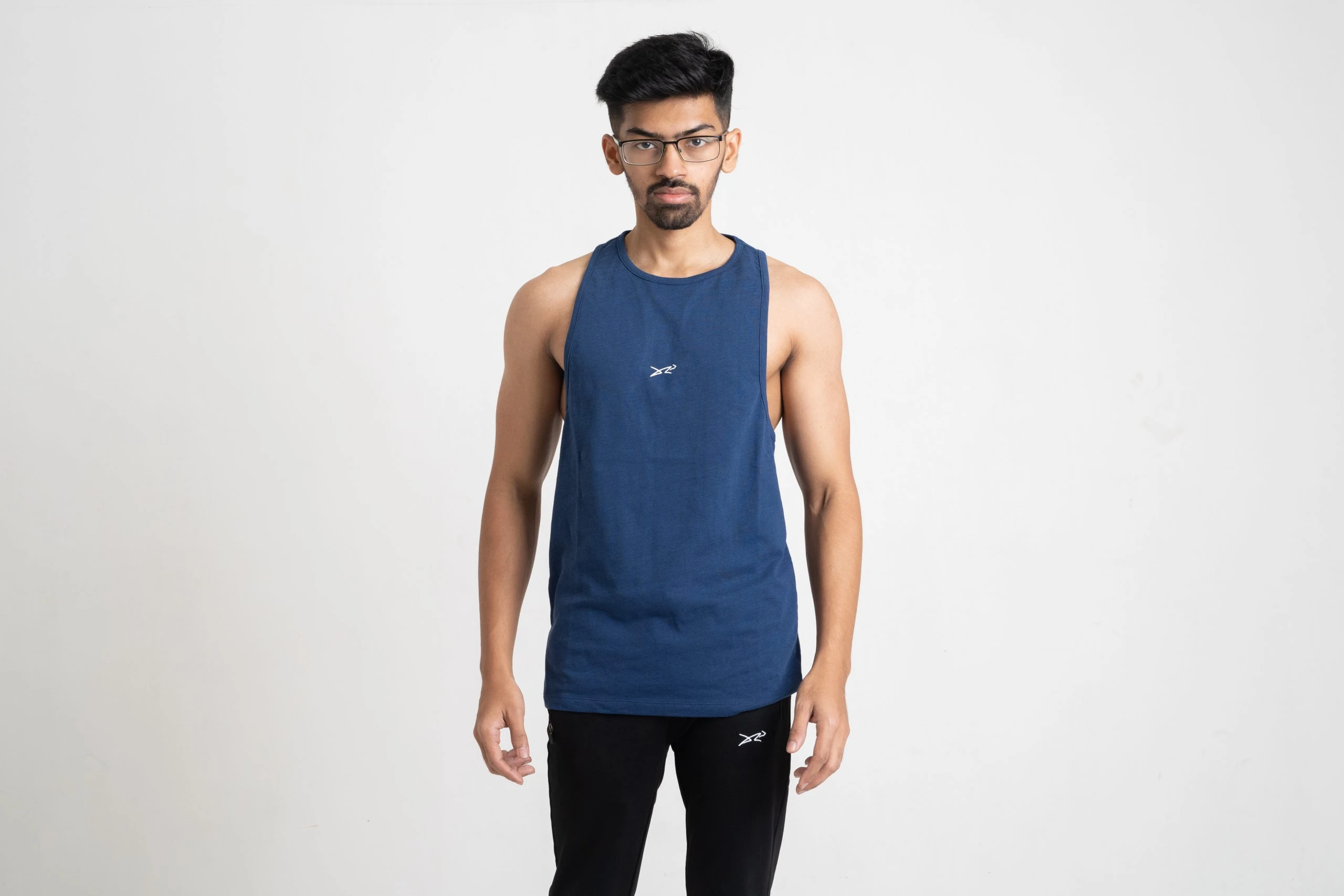 Dour Initial Stringer Navy 01 Initial Stringer - Image 1