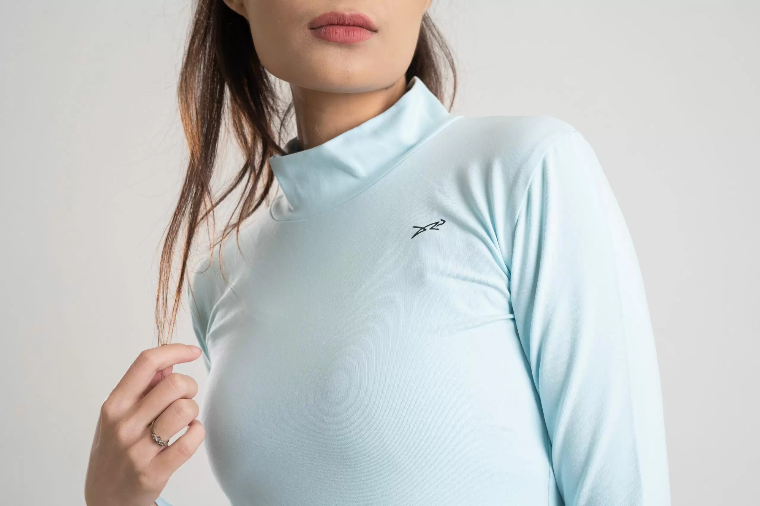 Dour Roly Crop Top Blue 01 Roly Crop Top - Image 1