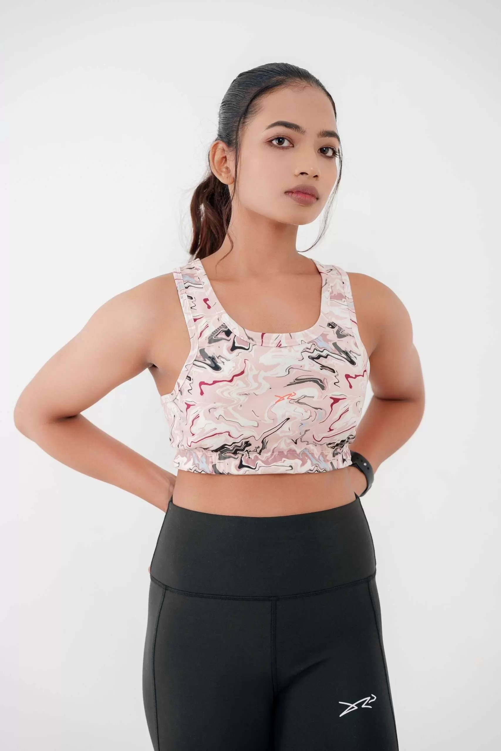 Dour Splash Sports Bra Pink 01 Splash Sports Bra - Image 1