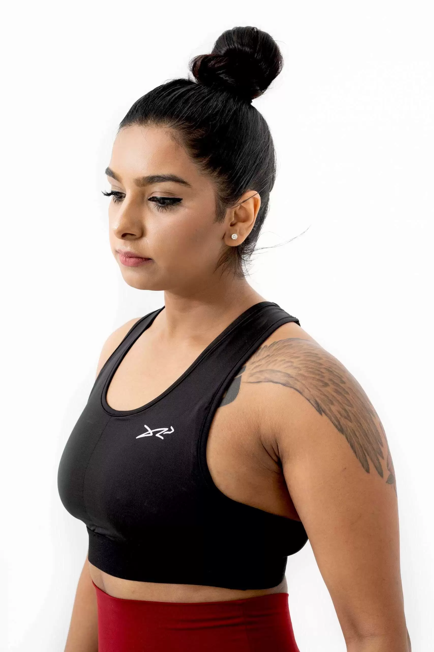 Dour Trap Sports Bra Black 01 Trap Sports Bra - Image 1