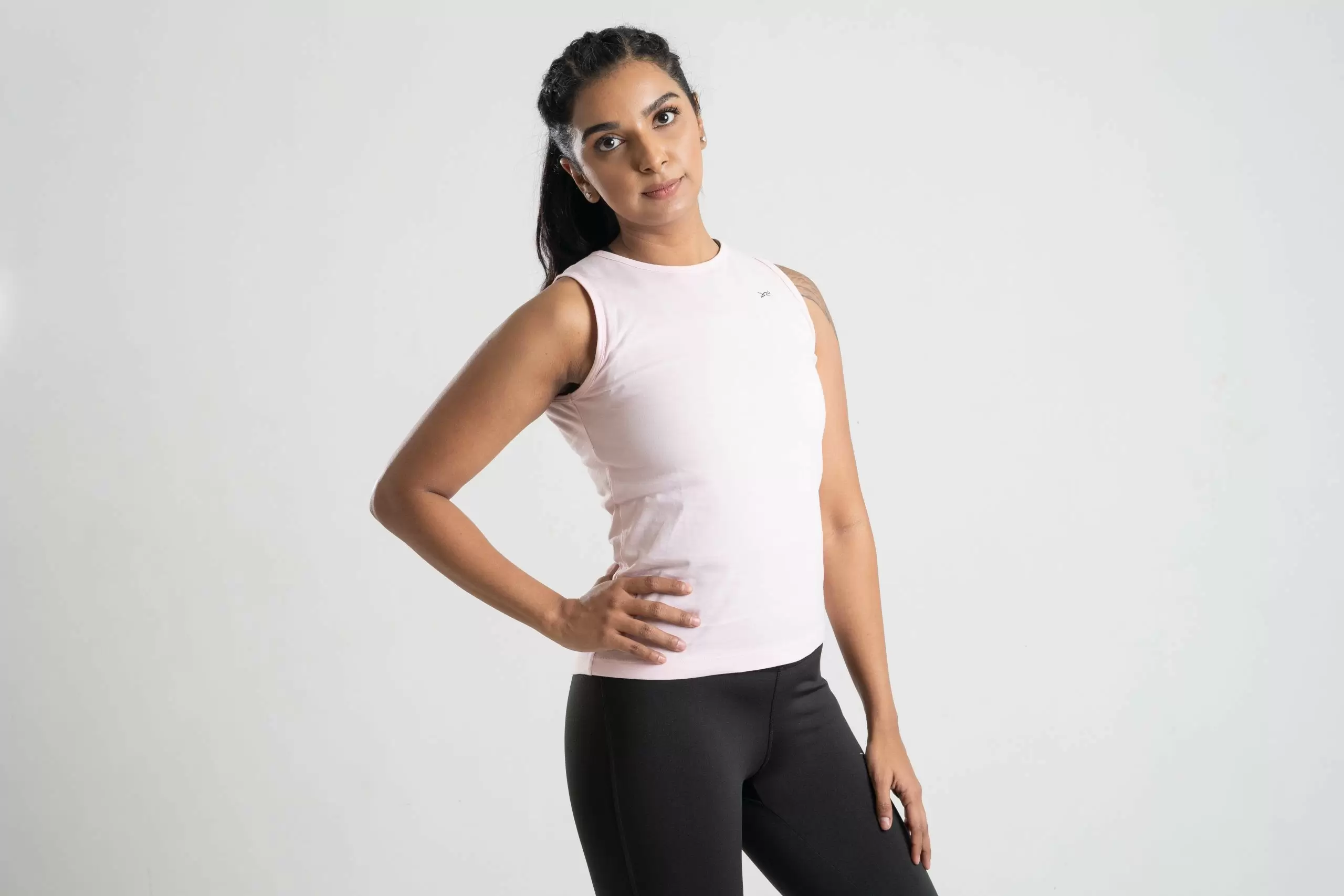 Ombre Women’s Tank Rose 01 Oval Women’s Tank - Image 1