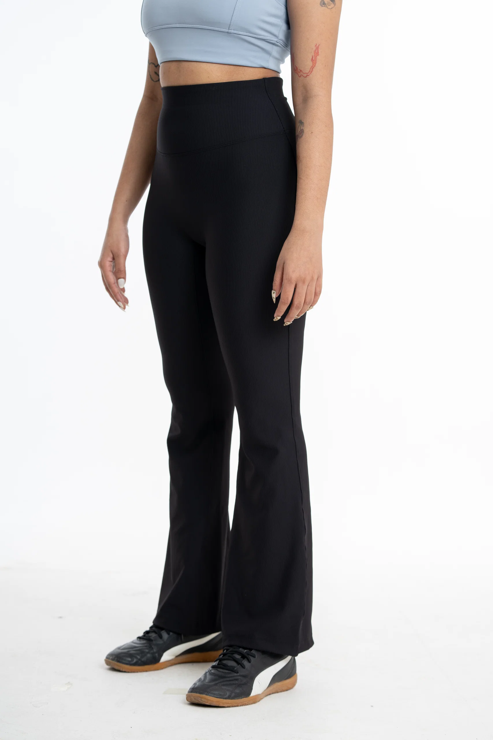 Flared Leggings_black_02 Flared Leggings - Image 1