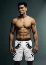 KHAR x Dour White MMA Shorts